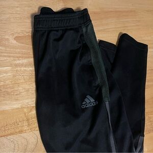 Adidas Black Joggers with Gray Accents